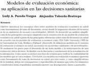 Modelos evaluación económica aplicación decisiones sanitarias Parada Taborda