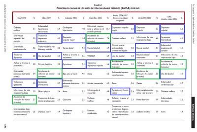 La carga de la enfermedad en países de América Latina - Gómez y col.