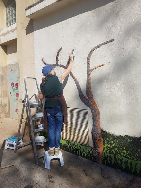 Mosaico Urbano en Barcelona III