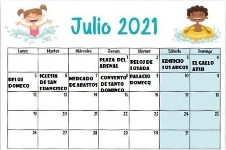 SEGUNDA SEMANA DE JULIO TURISTICO