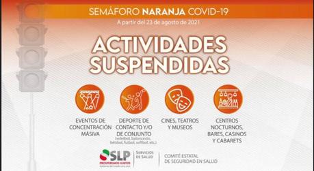 San Luis Potosí supera los mil contagios, se mantiene en naranja