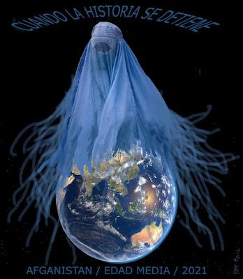 Los talibanes vandalizan Kabul. Ni quieren mujeres trabajando o en política, ni imágenes femeninas adornando vitrinas, ni sus caras al descubierto... Los talibanes vandalizan Kabul. Ni quieren mujeres trabajando o en política, ni imágenes femeninas adornando vitrinas, ni sus caras al descubierto...