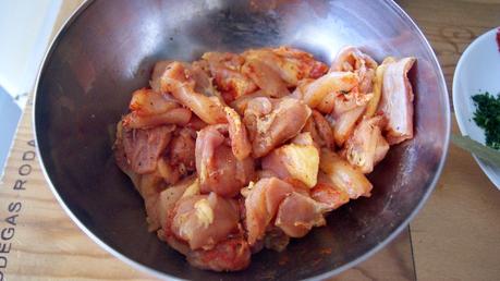 Arroz con pollo y baharat