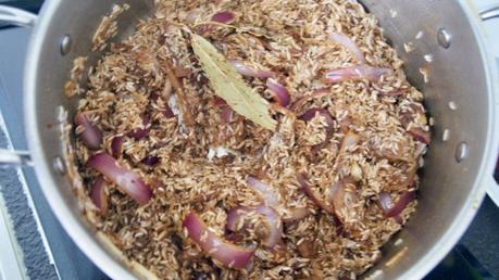 Arroz con pollo y baharat