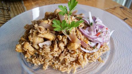 Arroz con pollo y baharat