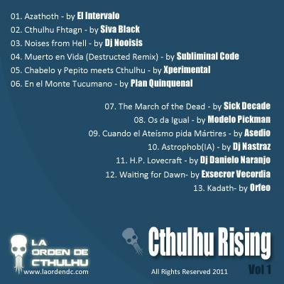 Música para perder COR: Cthulhu Rising Vol 1