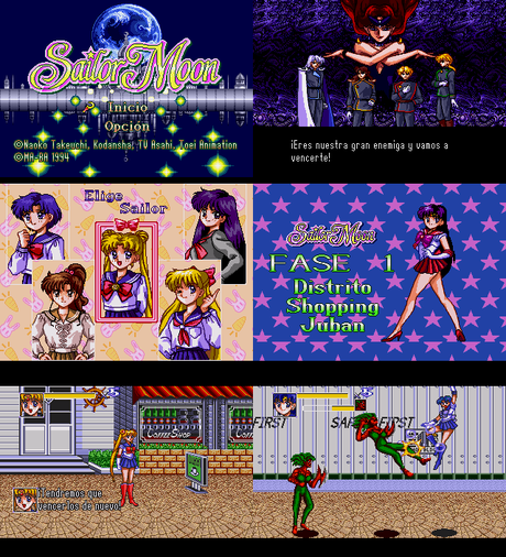 Bishoujo Senshi Sailor Moon de Sega Mega Drive / Genesis traducido al español
