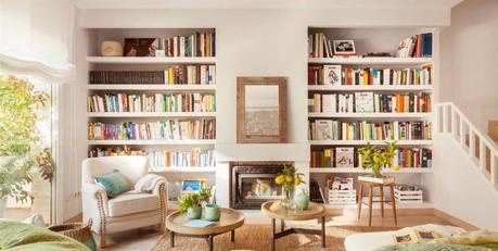Ideas de decoración con libros