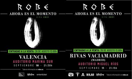 Información de venta de entradas para Robe en Valencia y Rivas