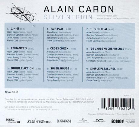 Alain Caron - Sep7entrion (2010)