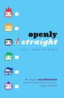 Reseña: Abiertamente hetero (Openly Straight #1) de Biil Konigsberg portada libro openly straight inglés