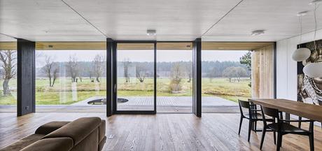 Vivienda Industrializada Transportable en Estilo Minimalista