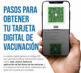 PASOS PARA OBTENER TU TARJETA DIGITAL DE VACUNACIÓN PASOS PARA OBTENER TU TARJETA DIGITAL DE VACUNACIÓN