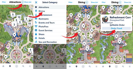 Cómo comprar comida online en los parques Disney Cómo comprar comida online en los parques Disney