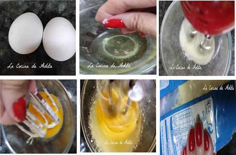 Tortilla nube o suflé Tortilla nube o suflé