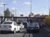 Modificación puente Pemex provoca intenso tráfico
