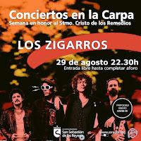 Concierto de los Zigarros en la Carpa Municipal de San Sebastián de los Reyes