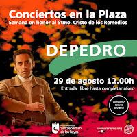 Concierto de Depedro en la Plaza de La Constitución
