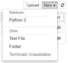 Primeros pasos con Jupyter Norebook