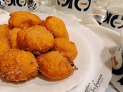 Buñuelos naranja plátano yogur griego