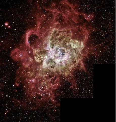 AFGL 5180, un hermoso vivero estelar en la constelación de Géminis