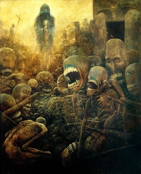 Zdzislaw Beksinski y sus tétricas obras de arte