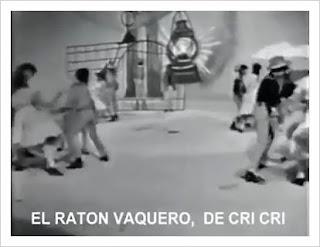 El Ratón Vaquero,  grabado en 1964,de la producción discográfica Cri - Cri el grillito cantor.🎻