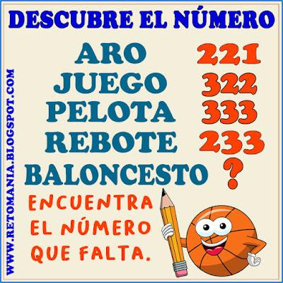 RETOS MATEMÁTICOS - DEPORTES Retos matemáticos, Desafíos matemáticos, Retos mentales, Retos visuales, Problemas matemáticos, Problemas de lógica, Matemática y Deportes, Descubre el número, Descubre el resultado, El número que falta