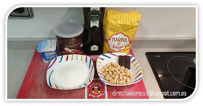 Bizcocho de avellanas y chocolate Bizcocho de avellanas y chocolate