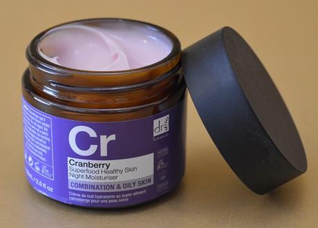 Crema Hidratante de Noche “Cranberry Superfood Healthy Skin Night Moisturizer” de DR. BOTANICALS