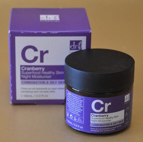 Crema Hidratante de Noche “Cranberry Superfood Healthy Skin Night Moisturizer” de DR. BOTANICALS