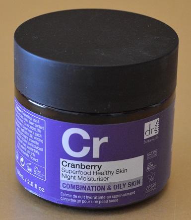 Crema Hidratante de Noche “Cranberry Superfood Healthy Skin Night Moisturizer” de DR. BOTANICALS