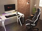 Genesis presenta España nuevo escritorio gaming: HOLM blanco