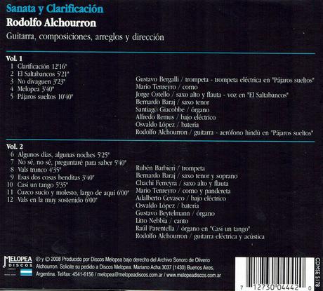 Rodolfo Alchourrón - Sanata y Clarificación, Vol. 1 y 2 (1972/1974) Rodolfo Alchourrón - Sanata y Clarificación, Vol. 1 y 2 (1972/1974)