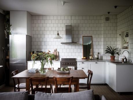 Decorar un salón rectangular