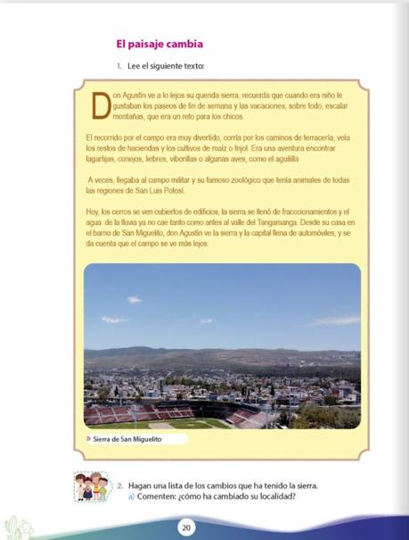 Acusan a libro de texto gratuito normalizar la devastación de La Sierra de San Miguelito