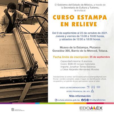 INVITA MUSEO DE LA ESTAMPA A PARTICIPAR EN EL CURSO “TINTA NEGRA”