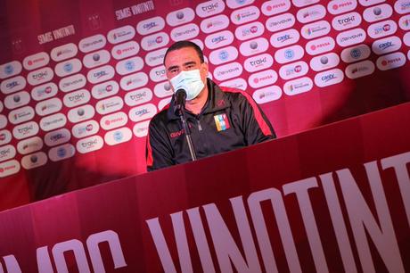 DT de la Vinotinto: “Venimos con muy poquito tiempo de trabajo, aparte tenemos bajas importantes”