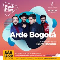 Concierto de Arde Bogotá y Biuti Bambú en Hipódromo de Madrid