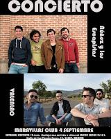 Concierto de Valenlao y Nuñez y Los Escapistas en Maravillas Club