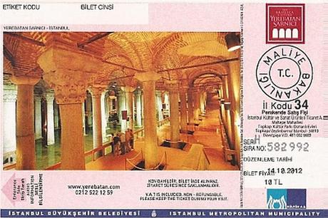 La Basílica cisterna en Estambul La Basílica cisterna en Estambul