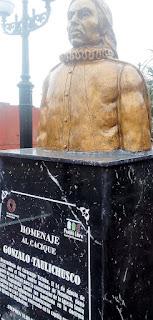 EL MONUMENTO DE PUEBLO LIBRE AL GENEROSO Y CATÓLICO CACIQUE TAULICHUSCO