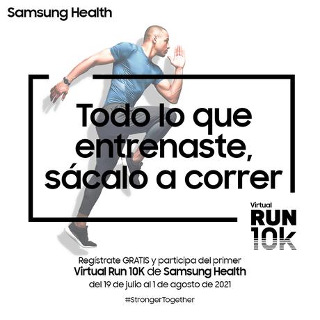 Participa en la carrera virtual 10K de Samsung y gana un Galaxy Watch3 Participa en la carrera virtual 10K de Samsung y gana un Galaxy Watch3