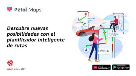 Petal Maps estrena funciones y premio Red Dot Awards