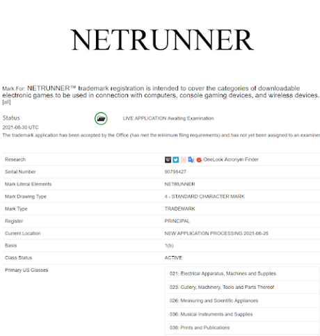 Marca Netrunner comprada por WotC: Volverá el JCC? Marca Netrunner comprada por WotC: Volverá el JCC?