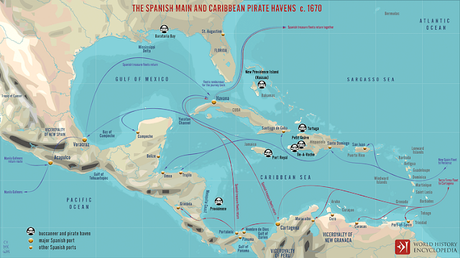 Santuarios piratas y rutas de galeones en el siglo XVII Santuarios piratas y rutas de galeones en el siglo XVII