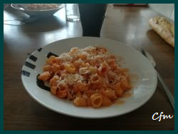 Macarrones con chorizo