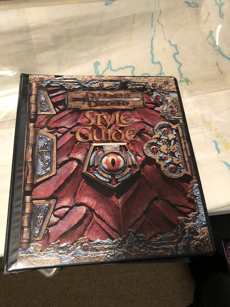 Style Guide de D&D 3ª ed, por Alex Kramer