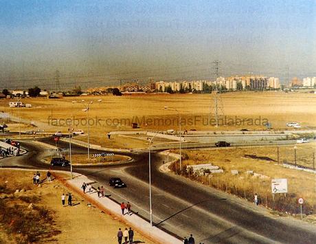 La calle Francia con el camino del Molino a finales de los 90