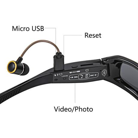 (29%OFF) Offerte Smart Glasses Sports Camera HD1080P Bluetooth Musica
Occhiali Da Sole Registratore Di Guida Mini Per Fotocamera
Multifunzione Miglior Prezzo
